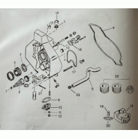 Transom Assembly For Gimbal Housing-Bravo